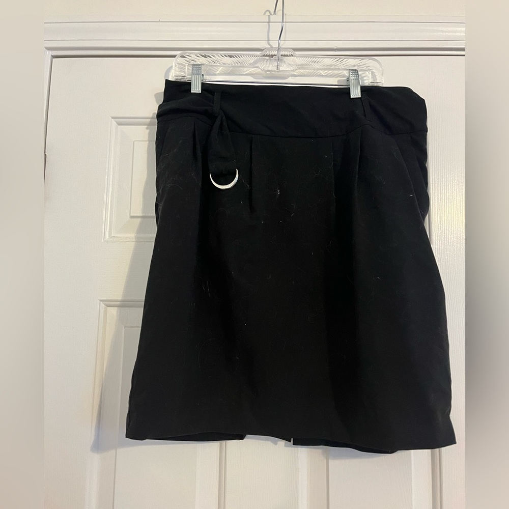 Black knee length skirt size 12